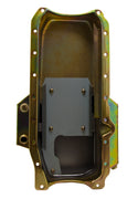 STEEL RACING OIL PAN – ZINC COATED – COMPATIBLE WITH 1986–2002 CHEVY SB 283/305/327/350/400 (ONE-PIECE REAR MAIN SEAL)