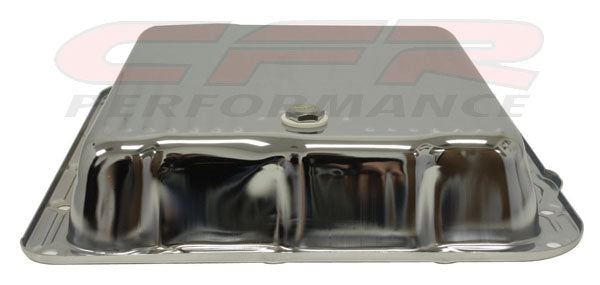 CHEVY-GM 700R4-4L60E-4L65E STEEL TRANSMISSION PAN - CHROME