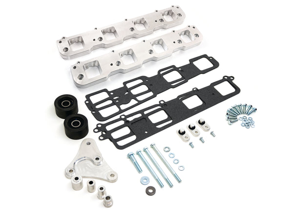 Aluminum Mopar HEMI Gen 3 Hellcat Supercharger to Head Adapter Plates Kit – Machined (VVT) 5.7L 2005–2008 / 6.1L 2005–2010 HEMI Engines