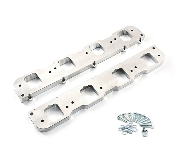 Aluminum Mopar HEMI Gen 3 5.7L Non-VVT / 6.1L Hellcat Supercharger to Head Adapter Plates w/ Bolts – Machined (2005–2008 / 2005–2010)