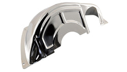 Steel Flywheel/Flexplate Cover – Fits Chevy/GM Powerglide – 153‑Tooth – Chrome