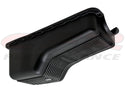 ALUMINUM FORD SB 65-87 260-289-302 OIL PAN POLISHED RETRO FINNED - BLACK