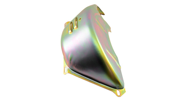 CHEVY-GM TURBO TH-350-TH-400 ZINC STEEL FLYWHEEL-FLEXPLATE COVER