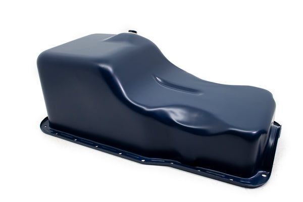 1963-96 FORD SMALL BLOCK 221-260-289-302 STOCK CAPACITY OIL PAN - BLUE
