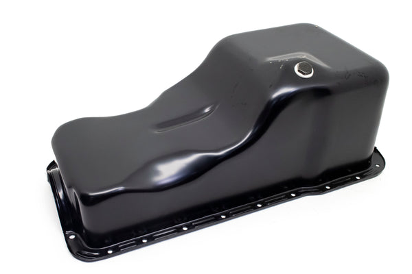 1963-96 FORD SMALL BLOCK 221-260-289-302 STOCK CAPACITY OIL PAN - BLACK