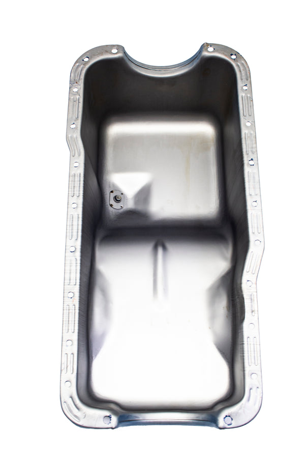 1963-96 FORD SMALL BLOCK 221-260-289-302 STOCK CAPACITY OIL PAN - BLUE