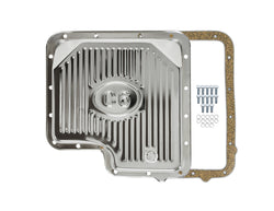 Ford C6 Stock Capacity Transmission Pan Kit with Bolts & Gasket - Chrome
