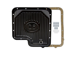 Ford C6 Stock Capacity Transmission Pan Kit with Bolts & Gasket - Black