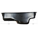 Steel Oil Pan Fits 1964–1987 Chrysler/Mopar 273-318-340 – Stock Capacity – Mid-Rear Sump – Zinc
