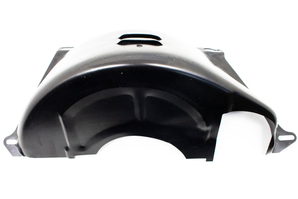 CHEVY-GM TURBO TH-350-TH-400 CHROME STEEL FLYWHEEL-FLEXPLATE COVER