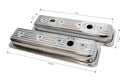 1987-00 CHEVY/GMC SB V8 5.0L & 5.7L VALVE COVERS – CHROME – CENTER BOLT – PAIR