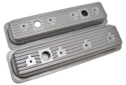 Steel Valve Covers – Fits 1987–2000 Chevy/GMC 5.0L & 5.7L SBC – Embossed – Center Bolt – Raw