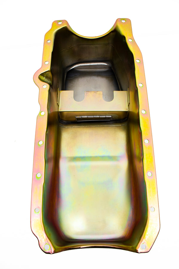 1986-02 CHEVY SMALL BLOCK 283-305-327-350-400 DRAG RACING OIL PAN - ZINC