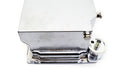 STEEL CHEVY GM LS ENGINES OIL PAN 7 QT FILTER ADAPTER - CHROME