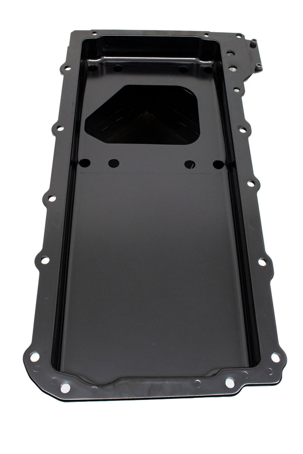 STEEL CHEVY GM LS ENGINES OIL PAN 7 QT FILTER ADAPTER - BLACK