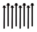 1985-93 CHEVY-GMC 4.3L V6 CENTER BOLT STEEL VALVE COVERS W- BOLTS - BLACK