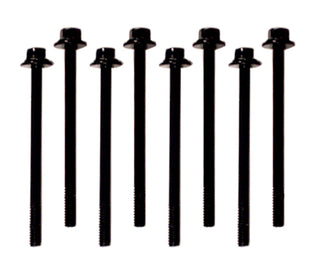 1985-93 CHEVY-GMC 4.3L V6 CENTER BOLT STEEL VALVE COVERS W- BOLTS - BLACK
