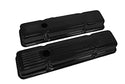 Short Steel Valve Covers Fits 1958–1986 Chevy SB 283–350 with 327 Logo – Black