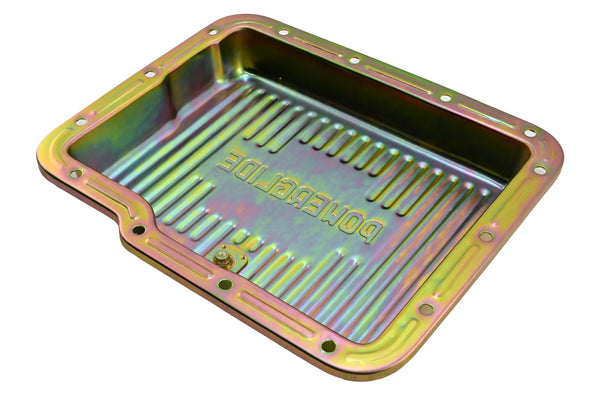 CHEVY-GM POWERGLIDE STEEL TRANSMISSION PAN - ZINC