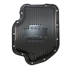CHEVY-GM TURBO TH-400 STEEL TRANSMISSION PAN - EDP BLACK