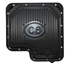 Steel Transmission Pan Stock Capacity for Ford C6 - Black