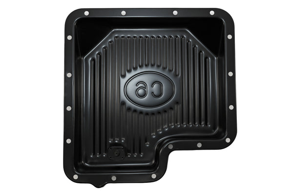 Steel Transmission Pan Stock Capacity for Ford C6 - Black