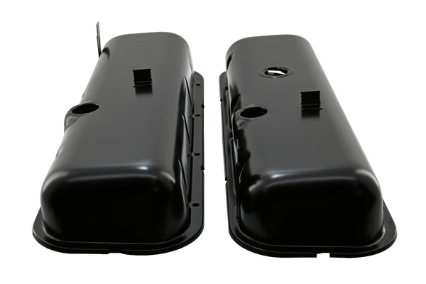 1965-72 CHEVY BIG BLOCK 396-427-454 TALL OEM STYLE STEEL VALVE COVERS - BLACK