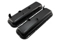 1965-72 CHEVY BIG BLOCK 396-427-454 SHORT OEM STYLE STEEL VALVE COVERS - BLACK