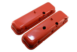1965-72 CHEVY BIG BLOCK 396-427-454 TALL OEM STYLE STEEL VALVE COVERS - ORANGE