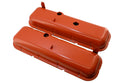 1965-72 CHEVY BIG BLOCK 396-427-454 SHORT OEM STYLE STEEL VALVE COVERS - ORANGE