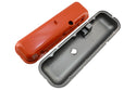 1965-72 CHEVY BIG BLOCK 396-427-454 SHORT OEM STYLE STEEL VALVE COVERS - ORANGE