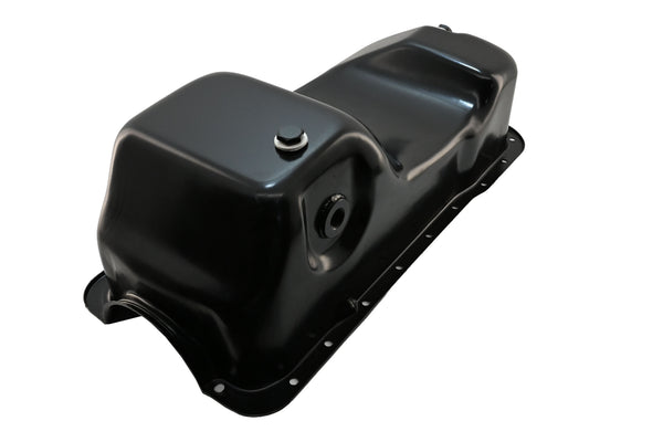 Steel Oil Pan Fits 1979–1993 Ford 5.0L Mustang & Fox Chassis - Flawed Finish -Black