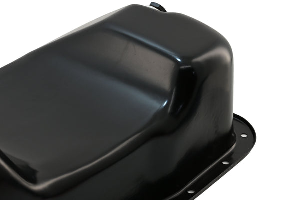 Steel Oil Pan Fits 1979–1993 Ford 5.0L Mustang & Fox Chassis - Flawed Finish -Black