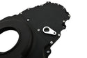 Aluminum Chevy LS Two Piece Timing Chain Cover With Cam Sensor Hole Fits LS Engines Up To Gen 4 – Black
