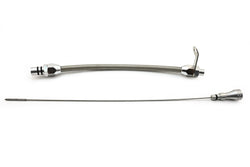 Stainless Powerglide Bell Housing Mount Flexible Transmission Dipstick - Natural