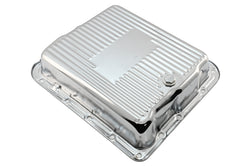 CHEVY-GM 700R4-4L60E-4L65E STEEL TRANSMISSION PAN - CHROME