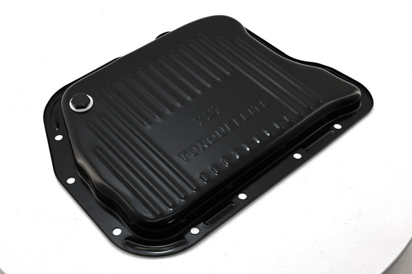 STEEL MOPAR 727 TRANSMISSION PANS - BLACK