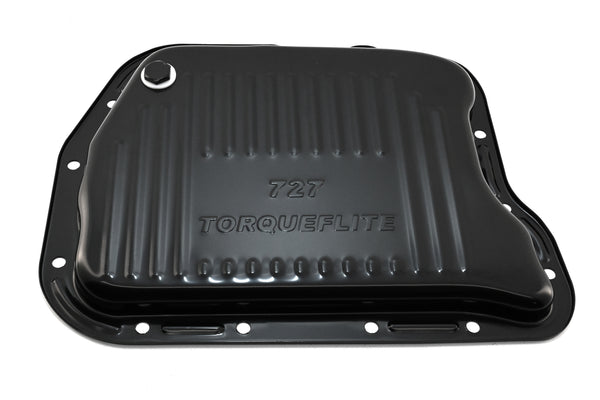 STEEL MOPAR 727 TRANSMISSION PANS - BLACK