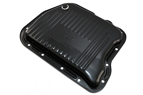 STEEL MOPAR 727 TRANSMISSION PANS - BLACK