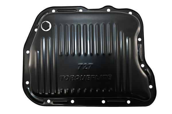 STEEL MOPAR 727 TRANSMISSION PANS - BLACK