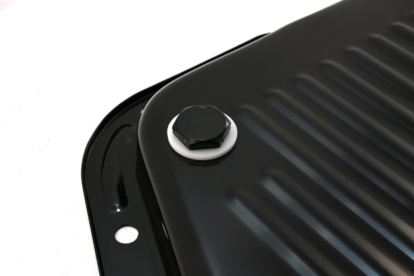 STEEL MOPAR 727 TRANSMISSION PANS - BLACK