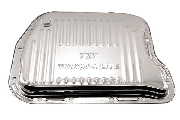 STEEL MOPAR 727 TRANSMISSION PANS - CHROME