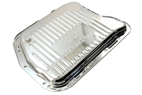 STEEL MOPAR 727 TRANSMISSION PANS - CHROME