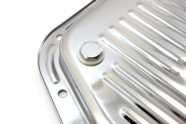 STEEL MOPAR 727 TRANSMISSION PANS - CHROME