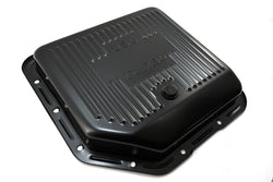CHEVY-GM TURBO TH-350 STEEL TRANSMISSION PAN - BLACK