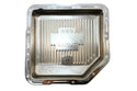 CHEVY-GM TURBO TH-350 STEEL TRANSMISSION PAN - CHROME