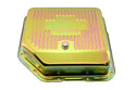 CHEVY-GM TURBO TH-350 STEEL TRANSMISSION PAN (DEEP SUMP) - ZINC