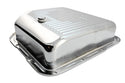CHEVY-GM TURBO TH-350 STEEL TRANSMISSION PAN (DEEP SUMP) - CHROME