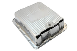 CHEVY-GM 700R4-4L60E-4L65E STEEL TRANSMISSION PAN (DEEP SUMP) - CHROME