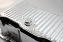 CHEVY-GM 700R4-4L60E-4L65E STEEL TRANSMISSION PAN (DEEP SUMP) - CHROME